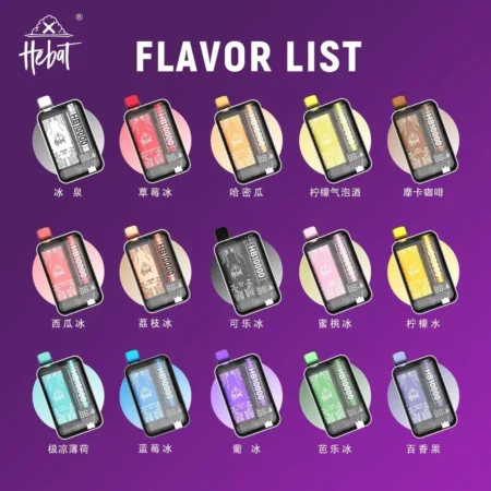 Hebat 喜貝 10000 puffs 超大容量/拋棄式電子菸/喜貝一次性電子煙/台灣現貨 711到付